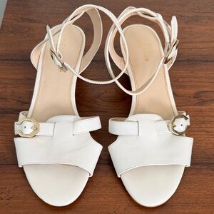 Cole Haan White Sandals